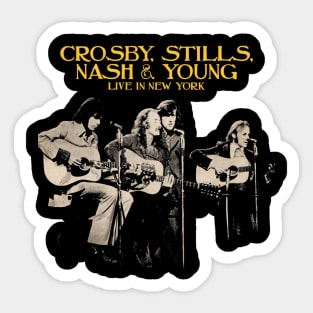 Crosby Stills Nash Young Sticker